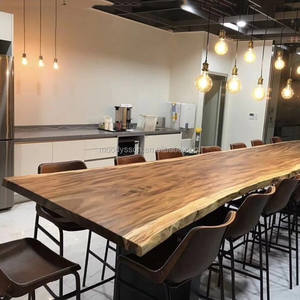 Cina fornitura ristorante mobili in legno massiccio tavolo da pranzo - Product Image 4