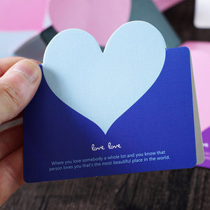 Tarjeta creativa de boda, Navidad, Año Nuevo, Día de San Valentín, bendición, forma de corazón, tarjeta de felicitación de bendición de Acción de Gracias - Product Image 2