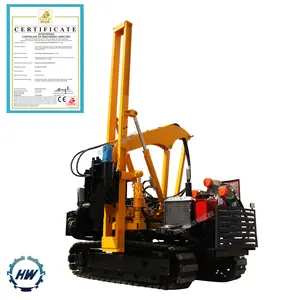 Steel Crawler Hydraulic Hammer Pile Driver Solar Ramming Machine