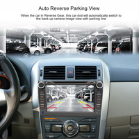 Reproductor de DVD para Auto Android de 8 Pulgadas y 2 Din para Toyota Corolla 2008 2007 2009 2010 2011 2012, Navegación GPS, RDS, 1024*600, Autoradio