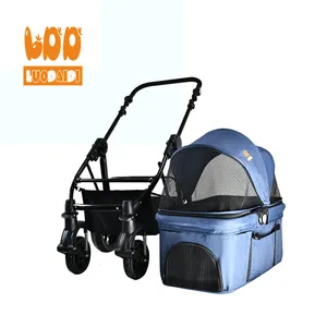 Rodite Luxury Pet Stroller Supplier 5 in 1 Pet Stroller Pet Carrier Stroller for Dogs Under 25KG