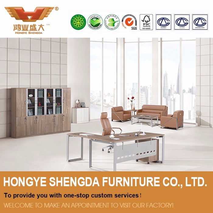 Bureau de direction table avec table d'appoint
