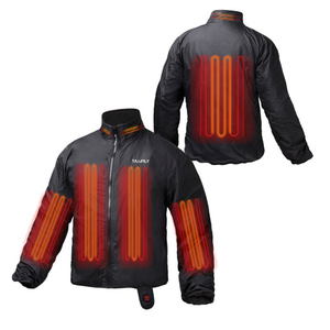 USB Rechargeable <strong>Smart</strong> 12V Electric Clothing Battery Powered Winter Warm Outdoor <strong>Mens</strong> Heated <strong>Jacket</strong> for Motorcycle - Product Image 5