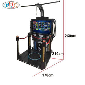 . Cinéma de jeux vidéo de 55 pouces 9D VR avec des lunettes vives machine de simulateur de tir à 360 degrés pour parc à thème - Product Image 3