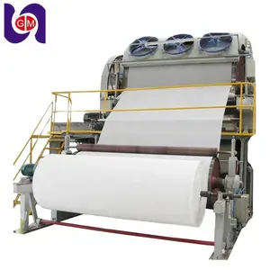 Machine de gaufrage et de pliage de papier toilette complètement automatique d'occasion de 2400mm, vente en gros d'usine
