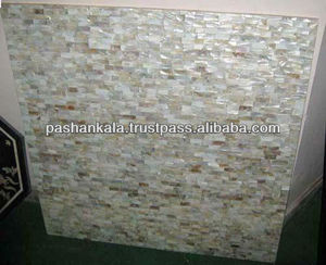 Indian Sea Shell Mother Of Pearl Table Top - Product Image 1