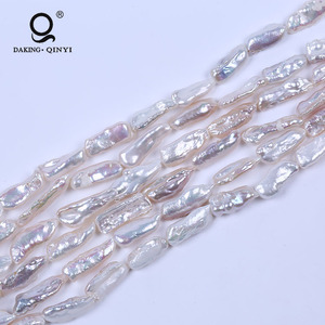 10X20Mm Hạt Nhân Nước Ngọt Tự Nhiên Hình Dạng Không Đều Kích Thước Lớn Ngọc Trai Biwa - Product Image 2