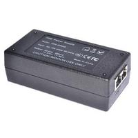 Usine OEM ODM Port unique Gigabit AC Entrée DC 48V ~ 56V Max. 30W 802.3af/at Injecteur d'adaptateur secteur PoE actif