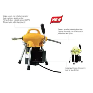 Hot Selling - K50 Quality Automatic Electric Pipe Drain Cleaner Sink Drain Cleaner Sewer Drain Cleaning Machine