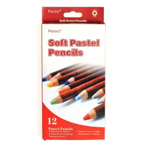 艺术家粉彩铅笔 12 种颜色