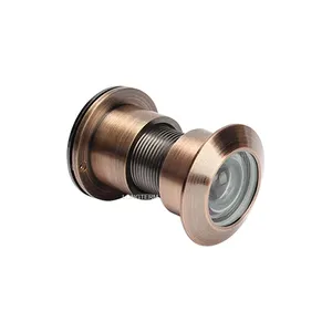 Wide Angle Door Peephole 180 degree door viewer manufacturer front door security glass brass cat eye hole