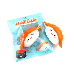 ZF178 Hot Sale Pu Interesting <strong>Squishies</strong> Kawaii Sushi Squeeze Toy Pressure Relief Slow Rising <strong>Squishies</strong> - Product Image 4