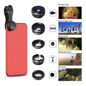 Ống Kính Điện Thoại Máy Ảnh Có Thể Tháo Rời Thịnh Hành Bộ Ống Kính Ngoài Cao Cấp Mới Bộ Ống Kính 5 Trong 1 Cho Tất Cả Thiết Bị Di Động - Product Image 2