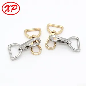 Gold Silver Colour Zinc Alloy Leather Handbag Use Metal Accessories Parts Buckle Snap Collar Clasp Dog Chain Bag Hook