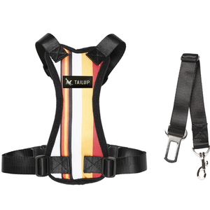 Correa de cuello de fibra Oxfork con logotipo personalizado XL, arnés de seguridad de liberación rápida para perros, cinta de viaje, arnés Oxford para mascotas Breakaway - Product Image 5
