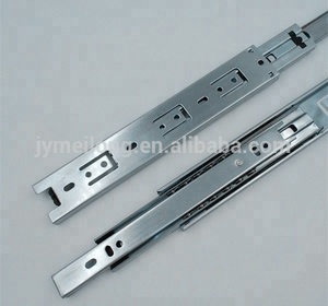 Meilong phần cứng JieYang phần cứng Nhà cung cấp Ngăn kéo trượt đường sắt cho bàn máy tính/ba đường ray ngăn kéo kênh Kính thiên văn trượt - Product Image 4