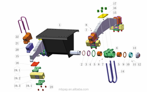 <span class=keywords><strong>เพลา</strong></span>รถสมดุล12T 14T 16T สำหรับ L1 HJ ชนิด Bogie <span class=keywords><strong>เพลา</strong></span>ช่วงล่างซุปเปอร์25T 30T 35T - Product Image 2