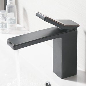 Fapully alta calidad latón ennegrecido sola manija baño <span class=keywords><strong>grifo</strong></span> <span class=keywords><strong>lavabo</strong></span> - Product Image 2