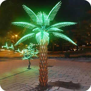 Grado superiore in metallo palma artificiale IP65 verde LED decorazione per eventi e feste formato personalizzato prezzo di fabbrica - Product Image 6