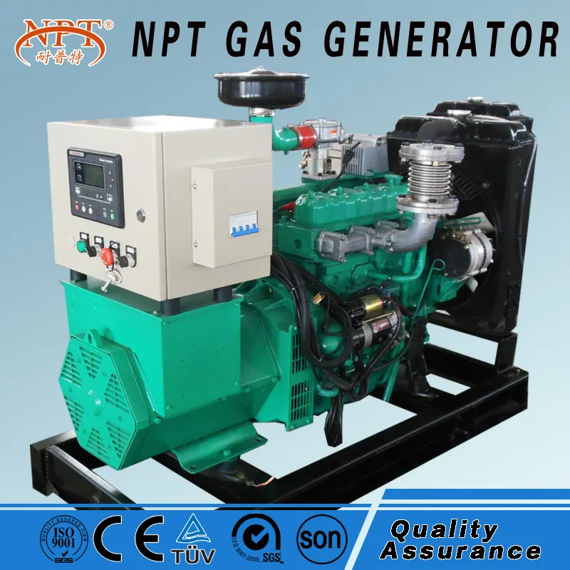 15 kW Natural gas\Biogas\Biomass gas\coal gas generator