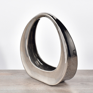 Personalizzato a buon mercato decorazione dell'hotel di ceramica argento ornamentali nordic <span class=keywords><strong>moderno</strong></span> decorazione della <span class=keywords><strong>casa</strong></span> pezzi - Product Image 4