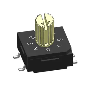 Octal BCD-interruptor de límite giratorio, código Hexadecimal 8421 smd