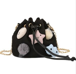 Fur Ball PU <strong>Leather</strong> <strong>Italy</strong> Handbag Straw Rattan Drawstring Knit Handbags Summer Women Bags Clear Crossbody Bag Ladies Handbag - Product Image 6