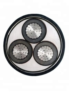 Suministro 3 core 4 core 5 núcleo del cable de alimentación de aluminio conductor de cobre 300mm cables de alimentación - Product Image 1
