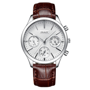 Reloj de pulsera de cuarzo japonés para hombre, cronógrafo multifuncional trasero de acero inoxidable, nuevo producto - Product Image 5