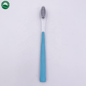 Haute qualité spirale poils transparent adulte brosse à dents en plastique - Product Image 5