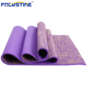 Estera de alta densidad al por mayor <span class=keywords><strong>del</strong></span> yoga <span class=keywords><strong>del</strong></span> yute <span class=keywords><strong>del</strong></span> pvc <span class=keywords><strong>del</strong></span> color diverso - Product Image 5