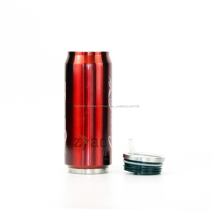 Latas de acero inoxidable taza Botella de Coca Cola para hombres y mujeres taza portátil de paja - Product Image 2