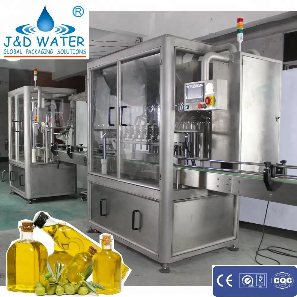 Automatic glass bottle Olive Oil Filling Sealing Machine