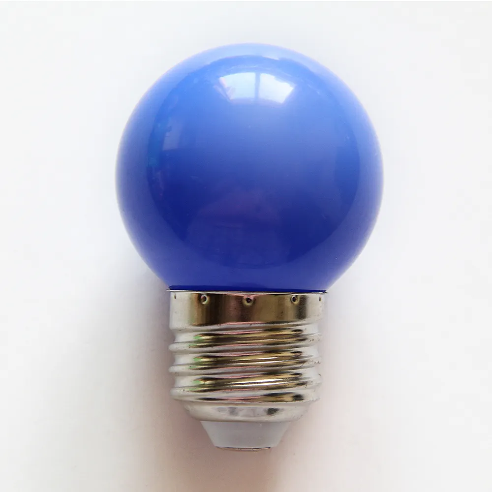 Decorative Light Bulbs G45 0.5W E27 Super Bright Led Globe Colorful Lights Bulb Lamp For Home Decoration