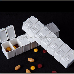 Tùy chỉnh Xách Tay Hàng tuần <span class=keywords><strong>Pill</strong></span> <span class=keywords><strong>Box</strong></span> giá rẻ <span class=keywords><strong>7</strong></span> ngày nhựa <span class=keywords><strong>Pill</strong></span> lưu trữ trường hợp - Product Image 1