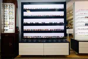 Esposizione della vetrina dell'armadietto di esposizione di vetro fissata al muro del rifornimento diretto <span class=keywords><strong>In</strong></span> malesia per gli occhiali - Product Image 3