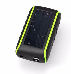 2019 New Design Dual USB Fast Charging Hand Crank Solar Power Bank Dynamo Mobile Charger