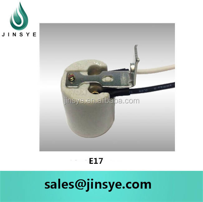 E17 Intermediate Base Light Socket With 4-Inch Wire - Perfect For Ceiling Fan Fixtures & Lamp Replacements