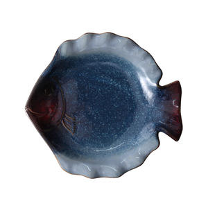 <span class=keywords><strong>Plat</strong></span> en céramique en forme de <span class=keywords><strong>poisson</strong></span> pour servir des fruits de mer, <span class=keywords><strong>plat</strong></span> créatif en forme de <span class=keywords><strong>poisson</strong></span> - Product Image 1