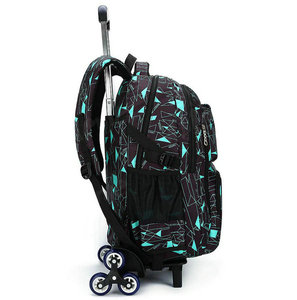 Kid <strong>Trolley</strong> <strong>Backpack</strong> Wheeled Bag School Bag Luggage for Children - Product Image 5