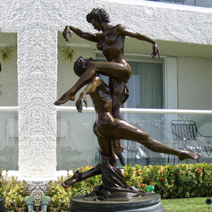 Statue de fille grandeur nature art de rue moderne <span class=keywords><strong>sculpture</strong></span> de danseuse de ballet en bronze - Product Image 5