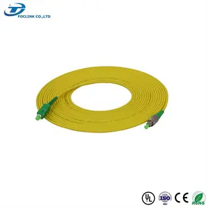 fc/apc sc apc armored bundle simplex sm 9 125 sx fiber optic patch cord