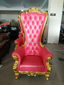 Chaise de salon de coiffure, chaises de game of thrones roi violet royal, couleurs blanc et argent