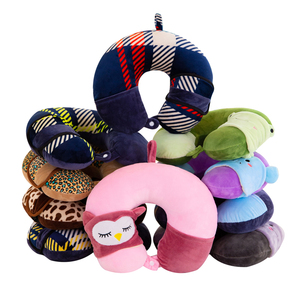 Bantal mewah mainan hewan leher kustom lucu bantal perjalanan leher busa memori kustom bantal leher disesuaikan - Product Image 3