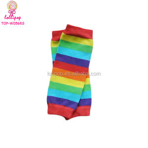 Calentadores de piernas de tamaño para recién nacidos, calentadores de piernas de tamaño RTS, con diseño de rayas tejidas para bebés y niños pequeños - Product Image 4