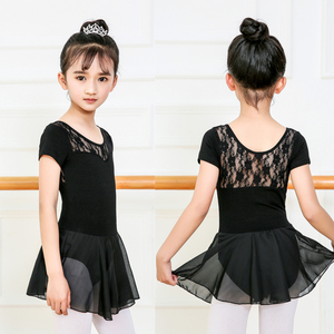Vestido de <span class=keywords><strong>Ballet</strong></span> Profesional para Niñas, Color Blanco y Negro, en Chifón, para Danza - Product Image 3