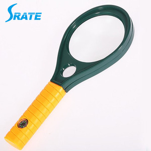 Raqueta de Tenis con <span class=keywords><strong>Lupa</strong></span> de Plástico de Doble Lente, <span class=keywords><strong>Lupa</strong></span> de Mano 3X 8X - Product Image 4