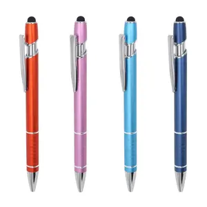 Superseptember Hot selling promotional pen custom logo ball pen stylus metal pen for promotion