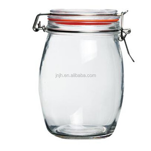 Venta al por mayor, venta al por mayor, mini frascos herméticos de vidrio para envasado de alimentos lucid con tapa - Product Image 1