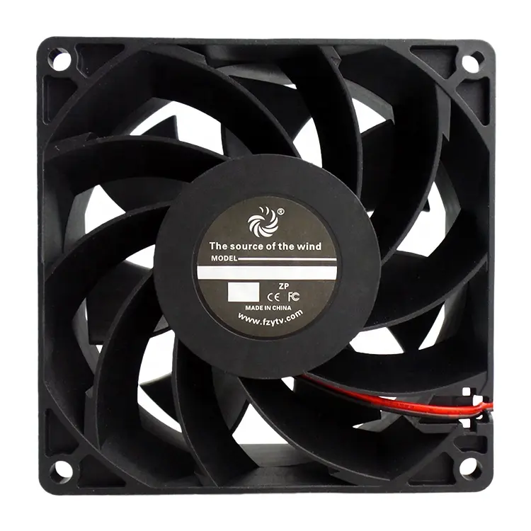 Su geçirmez ip68 92mm aksiyel dc 92X92X38mm fan 12 V 24 V 48 V fiyat fırçasız plastik bıçaklar